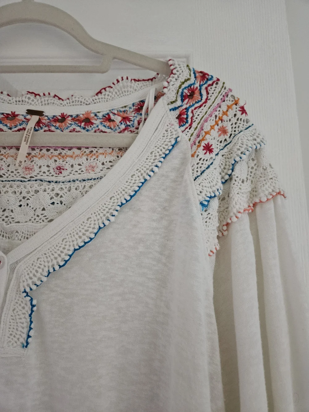Free People White Top